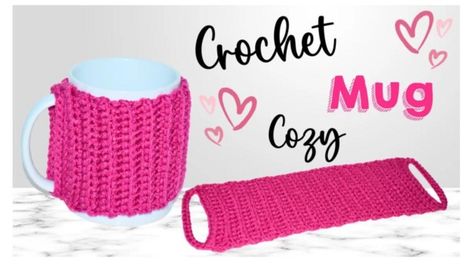 Crochet Mug Cozy Crochet Mug Sleeve Free Pattern, Cup Cozies Crochet, Crochet Mug Cozy Patterns Free, Crocheted Mug Cozies, Crochet Coffee Mug Cozy Free Pattern, Crochet Mug Cozy Free Pattern, Crochet Cup Cozy Free Pattern, Resell Business, Mug Cozies