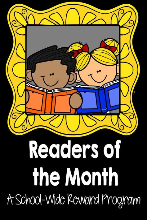 Readers of the Month is a great way to promote a reading culture at your school! Each month teachers submit a student from their classroom for Reading Student of the Month. Each student gets their picture on the Reading Wall of Fame, a bookmark, certificate and a special reward. #readingpromotions #schoolmediacenter #library Reader Of The Month, School Wide Reading Incentive Program, Passive Programming Library, Classroom Cafe, Reading Interventionist, Passive Programs, Reading Incentives, Student Of The Month, Library Center