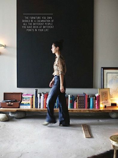 Low Bookshelves, Camille Styles, Different People, Kelly Wearstler, Rustic Living, Household Furniture, Low Shelves, Book Shelf, Bring It