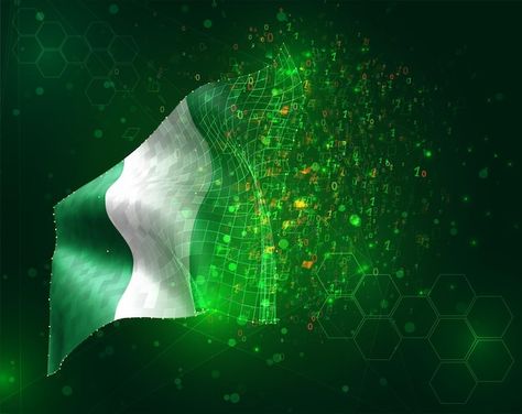 Nigeria, vector 3d flag on green backgro... | Premium Vector #Freepik #vector #background #abstract #light #green Nigeria Flag, Social Media Branding Design, Wallpaper Earth, Event Poster Design, Food Poster Design, Simple Background Images, 3d Background, Flag Background, Graphic Design Resources