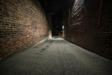 Scary empty dark alley with brick walls. Scary empty dark alley with brick walls , #AD, #dark, #empty, #Scary, #walls, #brick #ad Dark Alleyway, Dark Alley, Brick Walls, New York Art, Vatican City, Business Icons Design, New Caledonia, Architecture Photo, Ivory Coast