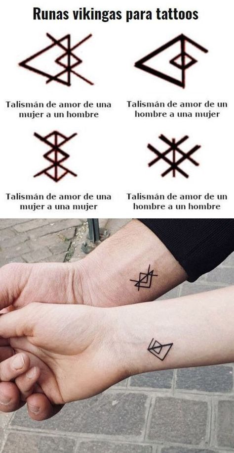 Viking Rune Tattoo, Love Symbol Tattoos, Viking Tattoo Symbol, Vikings Tattoo, Rune Tattoo, Scary Tattoos, Norse Tattoo, Inspiration Tattoos, Bff Tattoos