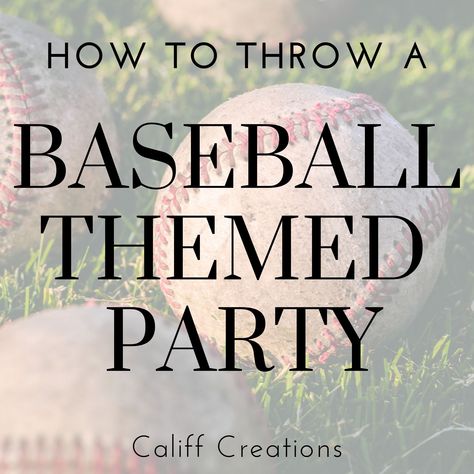 Baseball Themed Party – Inspiration for Your Next Party Baseball Party Games, Baseball Concessions, Concessions Banner, Baseball Cupcakes, Baseball Theme Party, Baseball Party, Baseball Theme, Baseball Games, Family Night