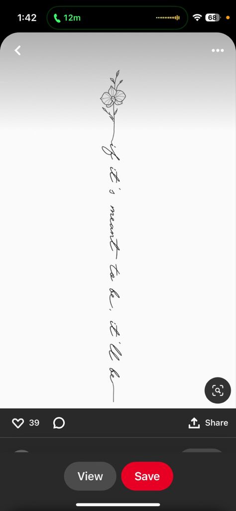 If Its Meant To Be Tattoo, If It’s Meant To Be It’ll Be Tattoo, Accept What Is Let Go Of What Was Tattoo, What’s Meant To Be Will Be Tattoo, What Will Be Will Be Tattoo, If Its Meant To Be It Will Be Tattoo, Be Tattoo, Life Vision, Spine Tattoos