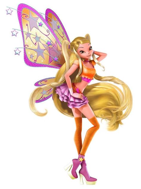 Stella Believix 3D Stella Winx, Klub Winx, Bloom Winx Club, My Little Pony Characters, Fairy Princesses, Mlp My Little Pony, Winx Club, Anime Comics, Girl Drawing