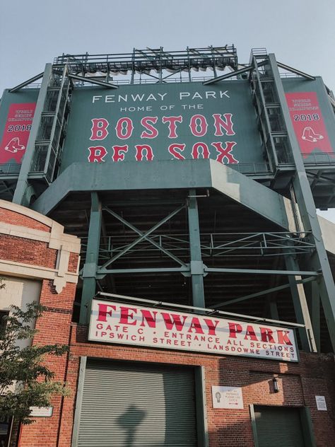 Photos from my trip to Fenway Park during an away game. It was pretty quiet so I was able to get some great shots! #boston #photography #fenwaypark #fenway #baseball #bostonphotography #cityphotography Fenway Park Painting, Boston Massachusetts Fall, Massachusetts Aesthetic, Boston Aesthetic, Fenway Park Boston, Boston Photography, Red Sox Game, Living In Boston, Boston Travel