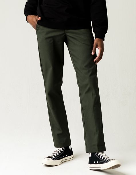 Dickies Pants Men Fashion, Dickies Mens Pants, Navy Blue Dickies Pants Outfit Men, Mens Tapered Pants, Green Dickies Pants Outfit Men, Mens Dickies Outfits Pants, Green Dickies Pants Outfit, Mens Dickies Outfits, Men’s Trousers