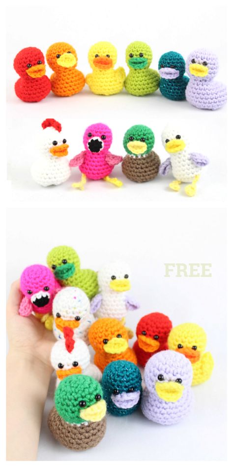 Quick Crochet Duck Amigurumi Free Patterns - DIY Magazine Duck Coaster, Crochet Amigurumi Duck, Duck Amigurumi, Crochet Duck, Quick Crochet Projects, Coaster Pattern, Crochet Fairy, Cozy Crochet Patterns, Crochet Coaster Pattern