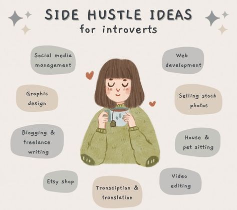 Do Not Take Things Personally, Side Hustle For Introverts, Side Hustles For Introverts, Fun Job Aesthetic, How To Not Take Things Personally, Personal Finance Aesthetic, Find My Aesthetic, Careers For Introverts, Find Your Personality