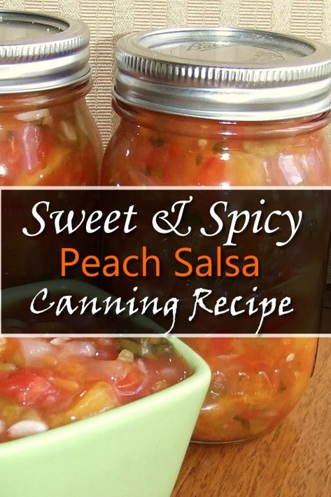 Peach Mango Salsa Recipe For Canning, Sweet And Spicy Salsa For Canning, Canning Pineapple Salsa Recipes, Sweet And Spicy Peach Salsa, Pineapple Mango Salsa Canning Recipe, Pineapple Peach Salsa, Peach Salsa For Canning, Peach Tomato Salsa Recipe Canning, Canned Peach Salsa