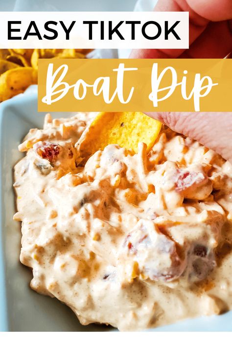 Boat Snacks Ideas Parties Food, Appetizers To Go With Burgers, Food To Bring To The Lake, Boat Dip Recipe Sour Cream, Boating Snacks Pontoon, Poolside Hawaiian Dip, Easy Camping Appetizers Simple, Lake Day Snack Ideas, Pool Dip Recipe