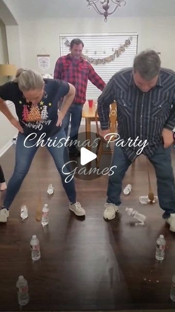 Sarah Anne Krauser on Instagram: "Christmas Party Games for Family and friends! GAME 1: Need- Panty hoses, medium potatoes, and water bottles. GAME 2: Need- 6 rolls toilet paper and 6 ping pong balls, GAME 3: Need: inflatable Reindeer Antler ring toss game. Comment "Antlers" for a link to the game. FOLLOW for more family funny games.
#christmasgames #funnypartygames #familychristmasparty #gamenightfun #familychristmasgames #competition #fungamenight #christmaspartyideas" Pantyhose Reindeer Balloon Game, Pin The Antlers On The Deer Game, Christmas Games For Family With Ping Pong Balls, Reindeer Toss Game, Family Reindeer Games, Panty Hose Game, Christmas Pong Game, Christmas Ping Pong Ball Games, Ping Pong Christmas Game