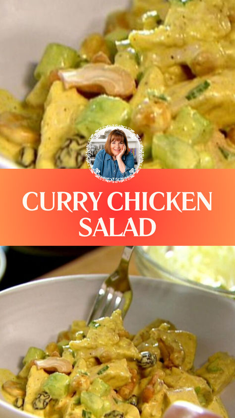 Barefoot Contessa Curry Chicken Salad Chicken Salad Almonds, Ina Garten Curried Chicken Salad, Chutney Chicken Salad, Ina Garten Curry Chicken Salad, Curry Chicken Salad Sandwich, Curried Chicken Salad Recipe, Chicken Curry Salad Recipe, Whole Foods Curry Chicken Salad, Best Curry Chicken Salad Recipe