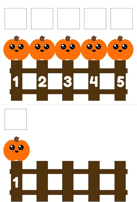 Five Pumpkins Sitting On A Gate, Pumpkins On A Fence, Five Little Pumpkins Sitting On A Gate, 5 Little Pumpkins, Five Little Pumpkins, Halloween Board, Playdough Mats, Pumpkin Theme, Fall Festival