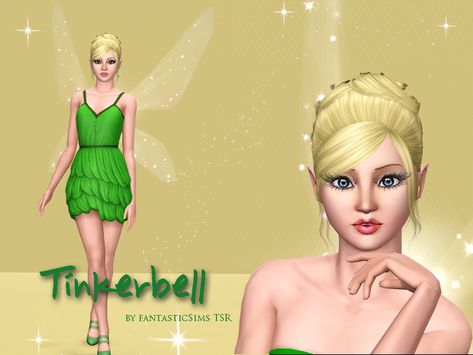 Tinkerbell by fantasticSims TSR Sims 4 Tinkerbell, Sims 3 Sims Download, Sims 3 Sims, Tinkerbell Characters, Free Sims, Fairy Pictures, Vintage Tree, Sims Community, Sims 4 Cc Finds