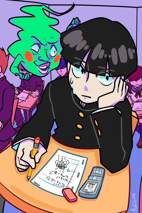 Mob 100, Mob Physco 100, Anime Wall Art, Art Anime, Old Art, Anime Kawaii, I Cant, The Rock, No. 2