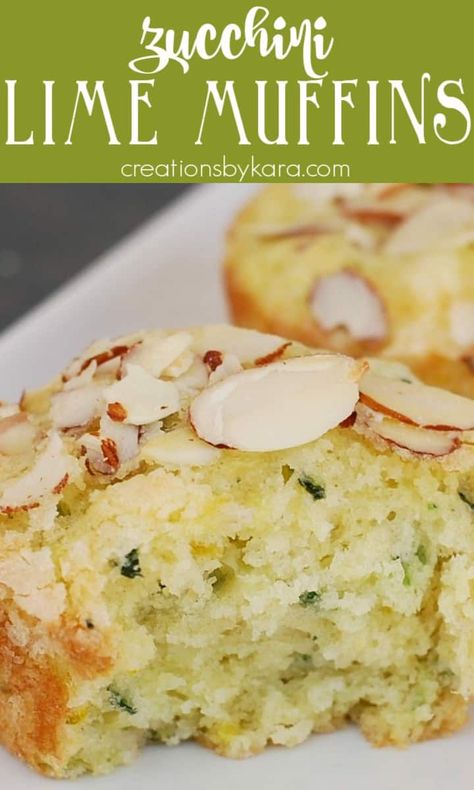 Zucchini And Lime Cake, Zuccinni Recipe Muffins, Zucchini Lime Bread, Lime Muffins Recipes, Zuccinni Recipe, Zucchini Muffins Recipes, Lime Muffins, Lemon Zucchini Muffins, Delicious Muffins