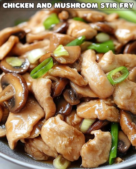 Savory Chicken and Shiitake Mushroom Stir Fry: A Quick and Flavorful Delight – Foodyhealthylife Chicken And Mushroom Stirfry, Mushroom Stir Fry Recipes, Chicken And Mushroom Stir Fry, Shiitake Mushroom Recipes, Shiitake Mushrooms Recipes, Ultimate Green Bean Casserole, Wow Recipes, Mushroom Stir Fry, Stir Fry Ingredients