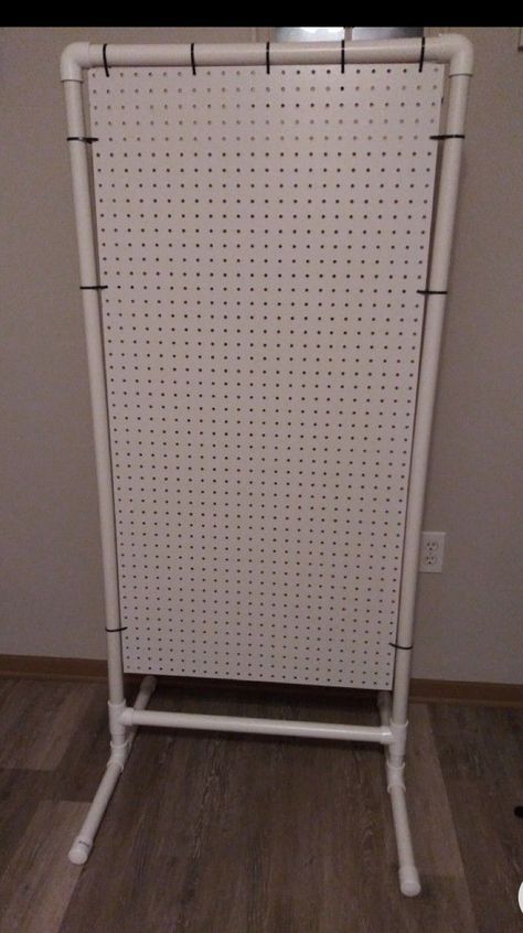 Peg Board Stand, Booth Ideas Vendor, Peg Board Display, Booth Display Ideas Diy, Peg Board Walls, Portable Shelves, Crochet Craft Fair, Vendor Booth Display, Craft Fair Booth Display