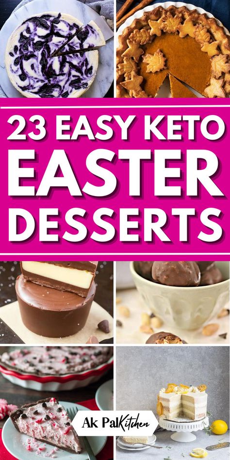 Indulge in guilt-free delights with keto Easter desserts that cater to your dietary preferences. Explore a range of healthy Easter recipes. From sugar-free desserts to low carb desserts. Delight in a variety of Easter treats such as Easter cookies, Easter cake, and Easter candy recipes designed to fit your keto lifestyle. Whether you're craving Easter egg desserts or other Easter dessert recipes, there's something to satisfy every sweet tooth while staying true to your dietary goals. Sugar Free Easter Desserts, Delicious Easter Desserts, Egg Desserts, Easter Candy Recipes, Keto Easter, Healthy Easter Recipes, Healthy Easter, Easter Desserts, Easter Desserts Recipes