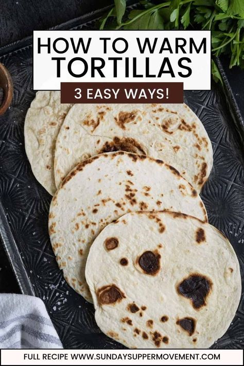 How to Warm Tortillas Warming Tortillas In Crockpot, How To Crisp Corn Tortillas, Warming Tortillas In Oven, How To Warm Tortillas, Warming Tortillas, Tortilla Pan, How To Make Tortillas, Gluten Free Tortillas, Recipes Authentic