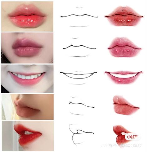 Real Reference Photos, Pursed Lips Drawing, Mouth Sculpture, Lip Reference, Drawing Mouth, How To Draw Lips, Draw Lips, Beautiful Pencil Drawings, Bird Sculptures