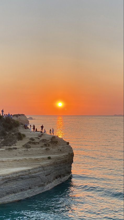 Corfu Greece Aesthetic, Corfu Sidari, Kavos Corfu, Sidari Corfu, Corfu Beaches, Greece Girl, Greece Sunset, Greece Corfu, Corfu Greece