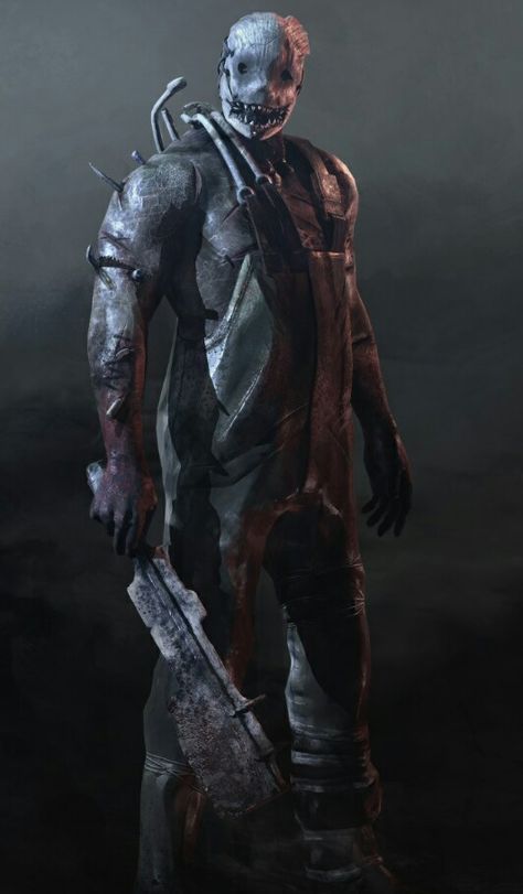 Dead by Daylight ( Killer ) Trapper Dbd Art, The Trapper Dbd, Horror Game Characters, Trapper Dbd, Dead By Daylight Killers, Dbd Killers, Survival Horror Game, Dead By Daylight, Ange Demon