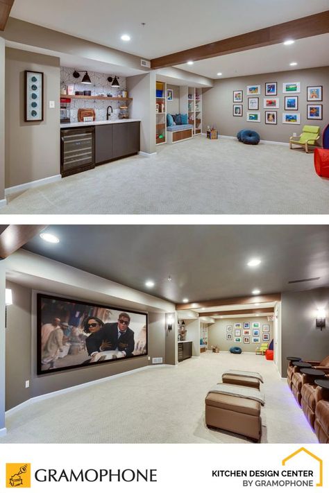 Basement Kids Gym, Kitchen Design Centre, Kids Gym, Basement Gym, Bathroom Update, Home Upgrades, Home Theater, Basement, Kitchen Renovation