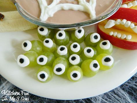 We love making Halloween treats, but it’s nice to make some healthy Halloween creations that the kids will actual love! They are so loaded up on candy this time of year & it’s nice to have something fun & healthy to serve them. We made this Halloween Fruit Dip & Spooky Fruit Snacks the other...Read More » Fruit Dip With Greek Yogurt, Halloween Fruit Tray, Spooky Fruit, Fruit Salad Ideas Parties, Halloween Fruit Snacks, Greek Yogurt Fruit Dip, Dip With Greek Yogurt, Yogurt Fruit Dip, Fruit Tart Recipe