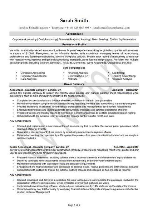 Looking for an accountant CV template? Check out our three accountant CV examples and templates, which you can use now to improve your job search. Accountant Cv, Cv Sample, Good Cv, Cv Writing, Job Description Template, Cost Accounting, Modern Cv, Cv Examples, Writing Guide