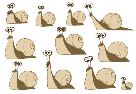 "Turbo Character Design (2013)" by Sylvain Deboissy Snail Character Design, Snail Character, Turbo Movie, Character Designs, Creature Design, Dreamworks, Concept Art, Character Design, Animals