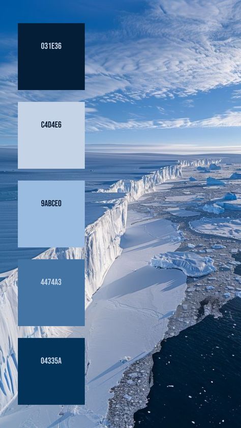 Colors:
031E36
C4D4E6
9ABCE0
4474A3
04335A Ice Blue Color Combination, Frozen Colour Palette, Frost Color Palette, Blue Complementary Color Palette, Icy Blue Color Palette, Icy Color Palette, Pantone Blue Shades, Frozen Color Palette, Ice Blue Color Palette