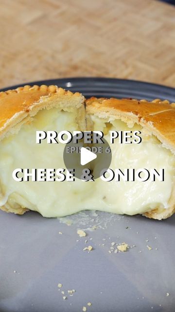 Jonny Marsh | Chef on Instagram: "Cheese and onion pie, a favourite of many but not of mine! It was probably the most requested pie for me to make so I had to include it in the series! 🧀 🧅 
 1 medium potato (about 200g) - peeled and cut into 1cm cubes 2 tbsp unsalted butter 1 large onion - peeled and finely sliced 2 tbsp plain flour 180 ml whole milk 50 ml double cream 150g mature/strong cheddar cheese - grated  1 tsp mustard powder 1 tsp salt 1 tsp freshly ground black pepper 1 egg - lightly whisked" Cheese And Onion Pie Recipe, Cheese And Onion Pie, Savoury Pies, Onion Pie, Mustard Powder, Double Cream, Pastry Tart, Potato Pie, Savory Pie