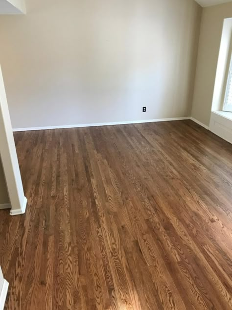 Red Oak with Nutmeg Stain - Denver Hardwood Flooring - Refinishing & Installation Red Oak Hardwood Floors Stains, Red Oak Wood Floors, Acadian Style Homes, Oak Floor Stains, Floor Stain Colors, Red Oak Hardwood Floors, Red Oak Floors, Red Oak Hardwood, Solid Oak Floors