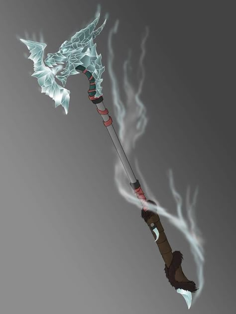 Ice Dragon, Fantasy Items, D D Items, Dnd Items, Heroic Fantasy, Magical Items, Fantasy Props, Magic Items, Cool Swords