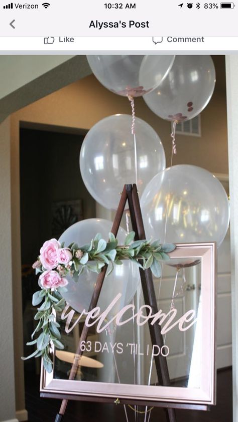 Fall Bridal Shower Food, Wedding Shower Brunch, Bridal Shower Decorations Diy, Simple Bridal Shower, Bridal Shower Balloons, Couples Bridal Shower, Bridal Shower Planning, Bridal Shower Tables, Bride Shower