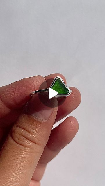 Shirley Yunjing Jewellery on Instagram: "Happy Friday! Set a bright green seaglass ring with me. This one was completed and sent to her new home yesterday! 💚

It is the Dainty Seaglass Ring, available to purchase on both my Etsy and website, link in bio 🔗🐝
•
•
•
#seaglass #seaglassjewelry #handmade #jewelrymaking #handmadejewelry #handmadejewellery #handmadering #ringmaking #silverjewelry #silversmith #jewelry #jewellery #jewelrydesigner #jewelryaddict #jewelrydesign #smallbusinessuk #smallbusiness
#handmadeinthesouthwest #madeindevon
#madeinuk #jewellerymaking
#handmadejewelry #handmadewithlove #handmadeinthesouthwest #seaglassring" Small Business Uk, Sea Glass Ring, How To Make Rings, Sea Glass Jewelry, Website Link, Handmade Jewellery, Bright Green, Happy Friday, Sea Glass