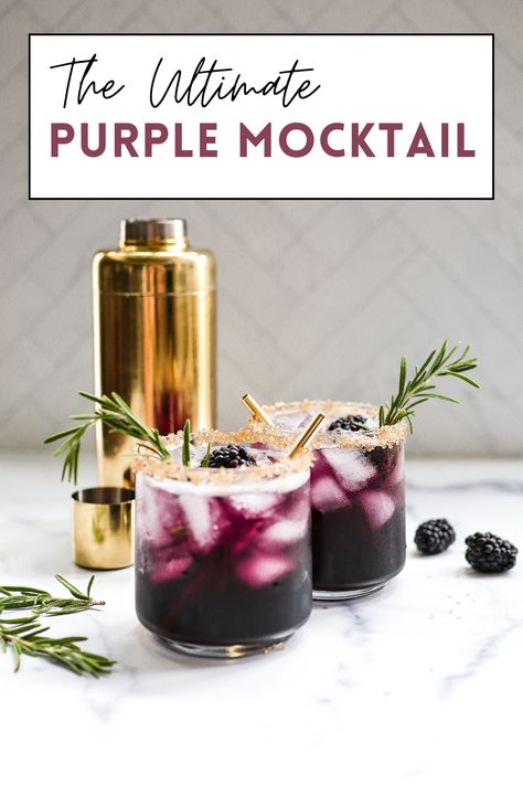 Purple Drink Recipe, Grape Mocktail, Purple Drink, Blue Curacao Liqueur, Cocktail Party Drinks, Purple Drinks, Sip And See, Easy Drink Recipes, Recipes Sweet