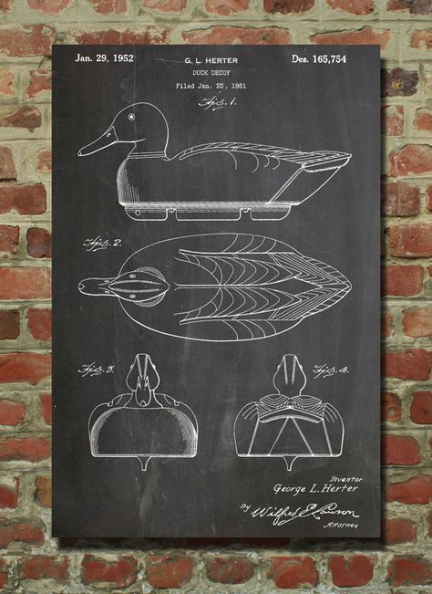 Hey, I found this really awesome Etsy listing at https://www.etsy.com/uk/listing/173701824/duck-decoy-patent-poster-duck-hunting Duck Hunting Man Cave, Duck Hunting Gifts, Decoy Carving, Hunting Diy, Duck Decor, Hunting Room, Duck Calls, Hunting Decor, Bird Carving