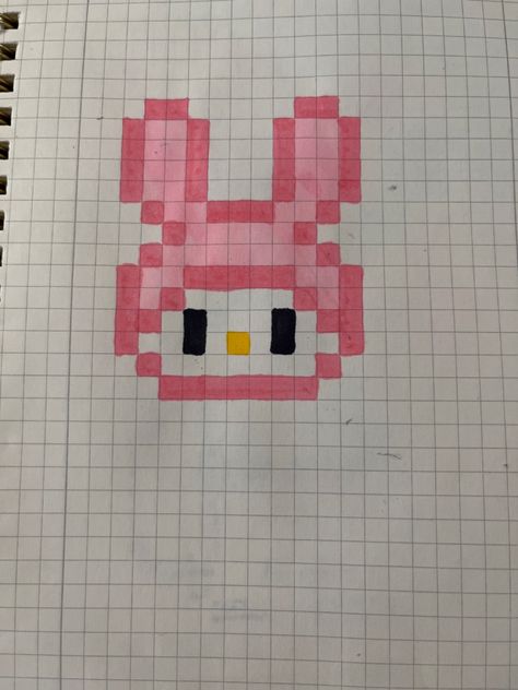 Pixel Art Pattern Small Cute, Gambar Pixel Art, Pixel Art Easy Small Cute, Pixel Art Small Easy, Cute Small Pixel Art, Pixel Drawing Aesthetic, Cute Pixel Drawing, Pixel Art Ideas Simple, My Melody Pixel Art