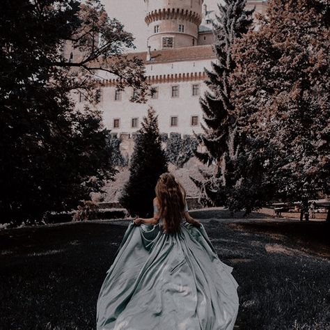 Running In A Castle Aesthetic, Running Through A Castle Dress Aesthetic, Running Princess Aesthetic, Magic Princess Aesthetic, Princess Aesthetic Castle, Victoria + Core, Dark Royalty Aesthetic, Royalcore Aesthetic, Royalty Core