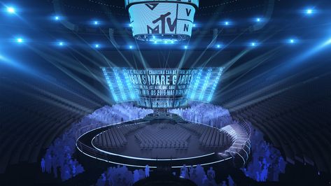 VMA 2016 visualisation on Behance Vma Awards, Mtv Music Awards, Stage Designer, Stadium Design, Mtv Awards, Event Stage, Concert Stage, Abs And Cardio Workout, Mtv Video Music Award