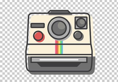 Camera Icon Aesthetic, Polaroid Camera Pictures, Camera Painting, Camera Clip Art, Camera Polaroid, Polaroid Cameras, Pink Camera, Logo Clipart, Aesthetic Galaxy