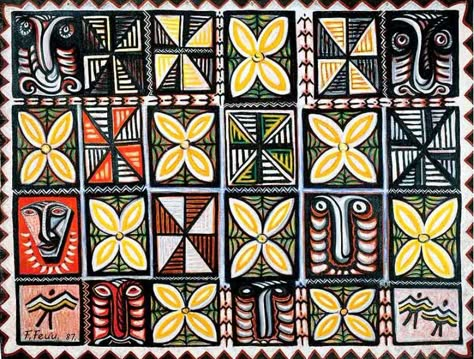 Pasifika Art, Christian Easter Art, Samoan Language, Samoan Art, Samoan Culture, Samoan Patterns, Tapa Cloth, Cultural Patterns, Polynesian Art