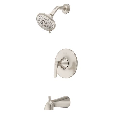 Brushed Nickel Shower Fixtures, Shower Diverter, Shower Fixtures, Roman Tub, Tub Shower, Bath Faucet, Tub Shower Combo, Bath Hardware, Tub And Shower Faucets