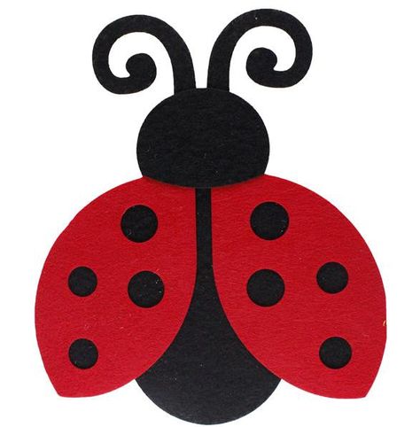 Felt Ladybug, Ladybug Decor, Camper Art, Ladybug Decorations, Ladybug Wreath, Ladybug Crafts, Lady Bugs, Quilt Batting, Trendy Tree