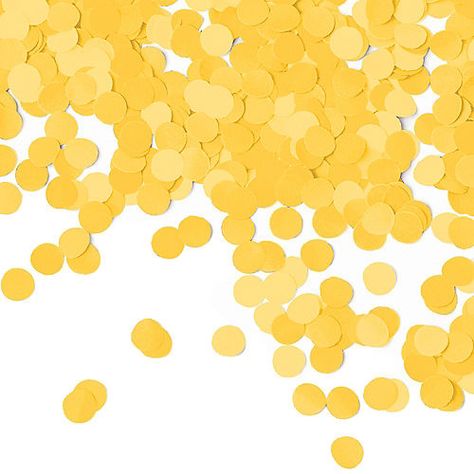 Sunshine Yellow Dots Tissue Paper Confetti Spring Theme Party, Yellow Confetti, Yellow School Bus, Paper Confetti, Graduation Party Supplies, Sports Themed Party, Birthday Supplies, Sunshine Yellow, Party Stores