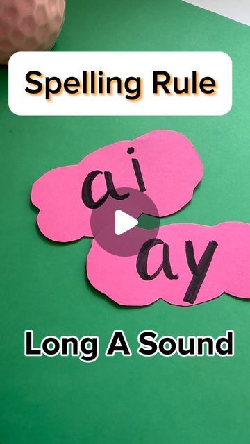 Long Vowel Rules, Long A Sound Activities, Long Sounds Of Vowels, Long Vowel Sounds Activities, Long Vowel Activities, Vowel Teams Poster, Long A Sound, Long A Vowel, Vowel Sounds Activities