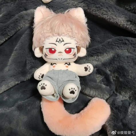 Sukuna Plushie, Shrink Plastic Jewelry, Evil Demons, Anime Plush, Doll Plushies, Cotton Doll, Plushie Patterns, Japanese Dolls, Anime Dolls